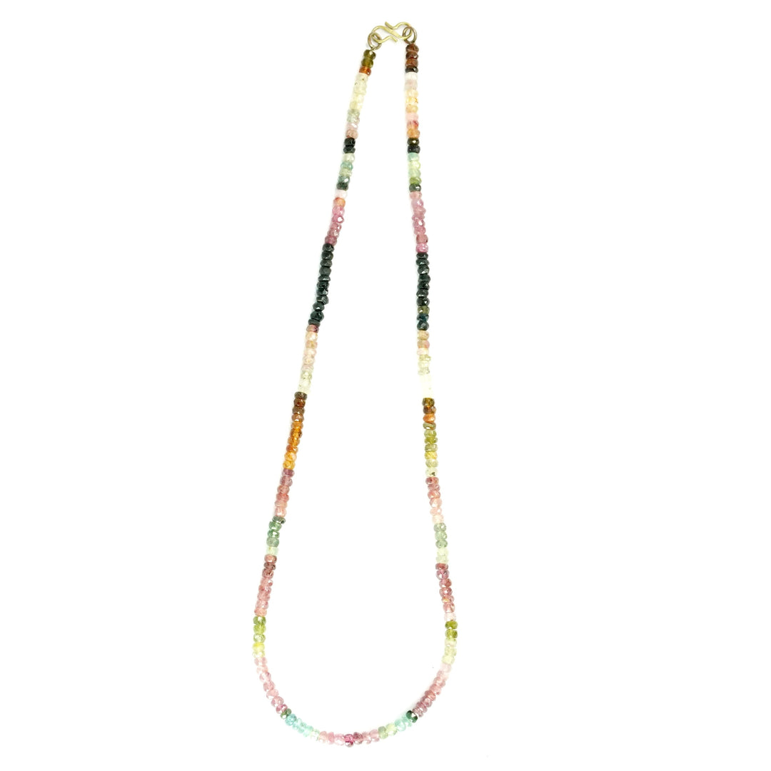 tourmaline multicolored necklace