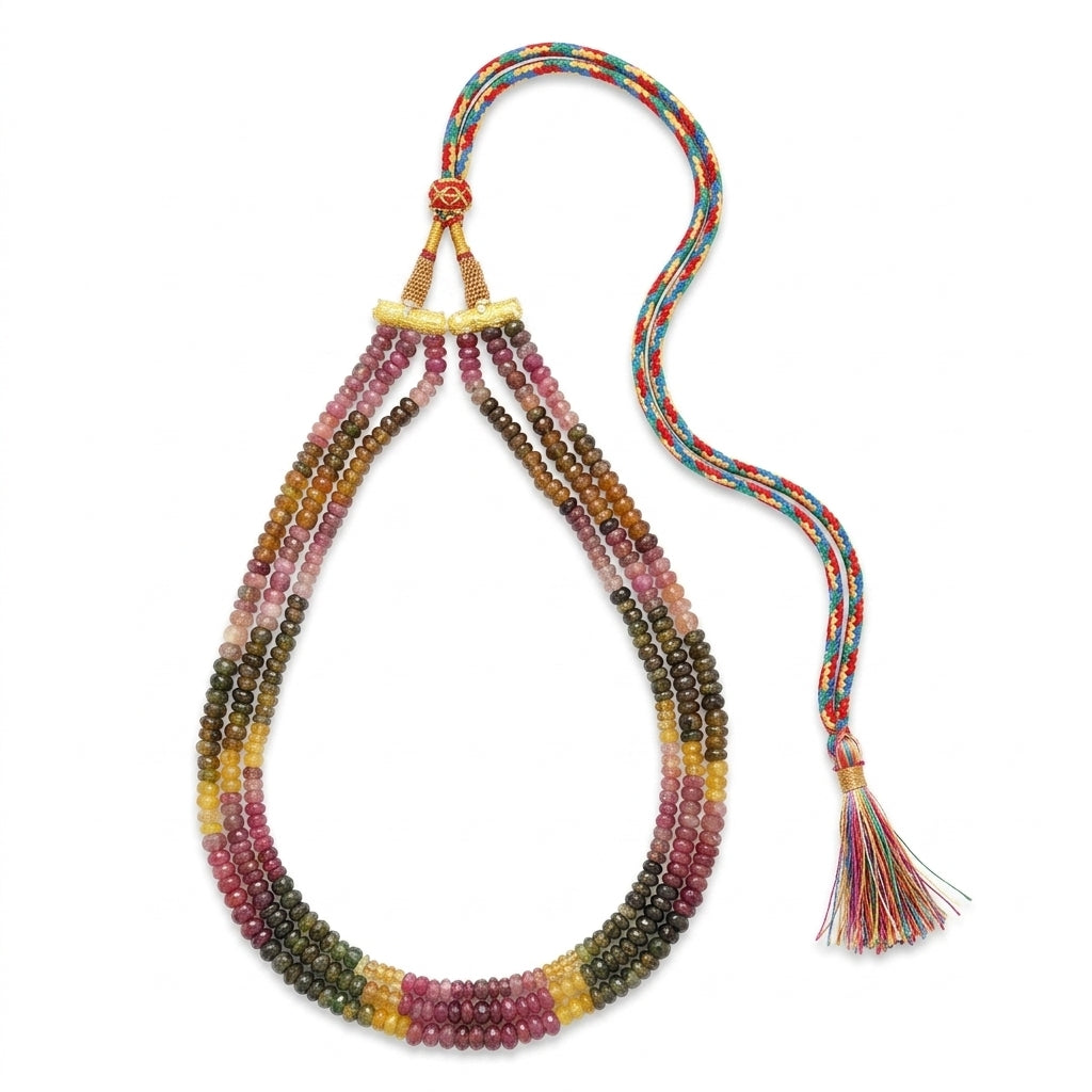 Tourmaline Multicolored Necklace