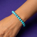 Load image into Gallery viewer, Turquoise Bracelet: Round Beads 8mm