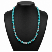 Turquoise & Hematite Necklace
