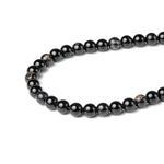 Load image into Gallery viewer, Tourmaline Black Japamala - Round Plain Beads 8mm
