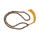 Tiger's Eye Japamala: Round Plain Beads  8mm