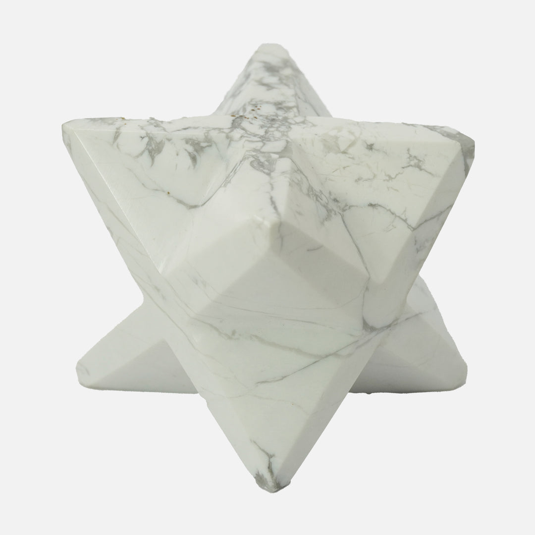 Howlite Merkaba