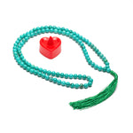 Load image into Gallery viewer, Turquoise Japamala - Round Plain Beads 8mm
