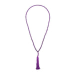 Load image into Gallery viewer, Amethyst Japamala: Peace and Calm - Round Plain Beads 8mm
