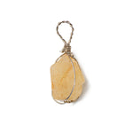 Load image into Gallery viewer, Citrine Pendant: Abundance - with Metal Wire Pendant
