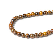 Tiger's Eye Japamala: Strength and Clarity