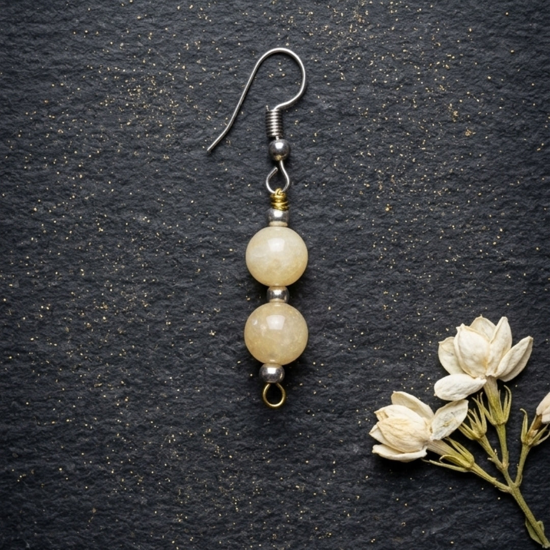 Calcite Bead Earrings
