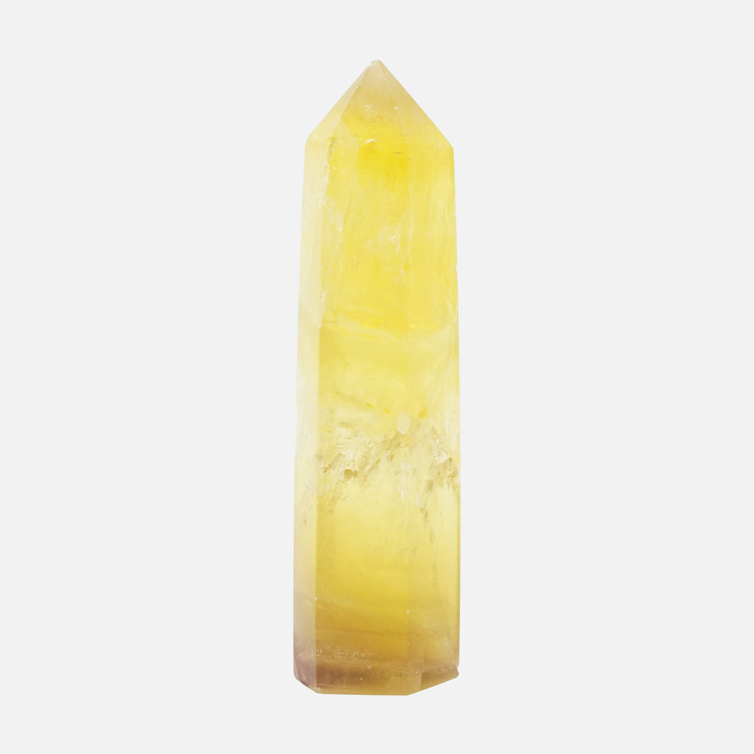 Yellow Fluorite Tower: Chakra Renewal