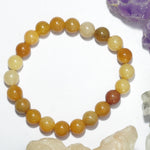 Load image into Gallery viewer, Yellow Aventurine Bracelet: Good Health - Round Beads 8mm
