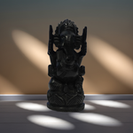 Load image into Gallery viewer, Karungali Ganesha Idol - Kirita Vinayaka : Divine Protection &amp; Prosperity
