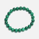 Load image into Gallery viewer, Malachite Bracelet: Transformation - Round Beads 8mm
