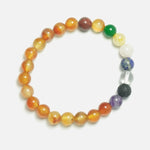 Load image into Gallery viewer, Carnelian with Navagraha Beads Bracelet
