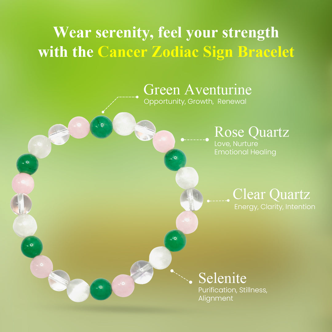 Cancer Zodiac Sign Bracelet