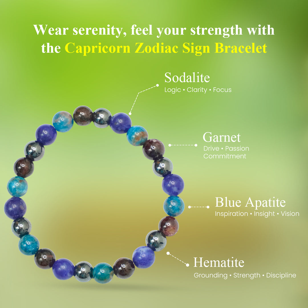 Capricorn Zodiac Sign Bracelet