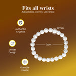 Load image into Gallery viewer, Clear Quartz (Spatika) Bracelet: Spiritual Awareness
