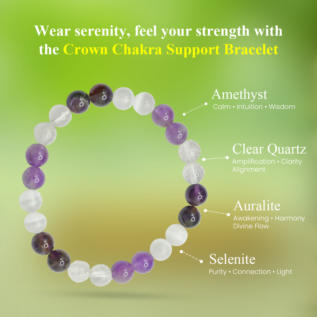 Crown Chakra Support Bracelet