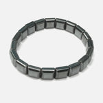 Load image into Gallery viewer, Hematite Bracelet - Square Beads
