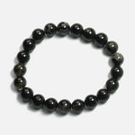 Load image into Gallery viewer, Black Tourmaline Bracelet: Protection - Round Beads 8mm
