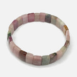 Load image into Gallery viewer, Tourmaline Multicolored Bracelet: Square Beads
