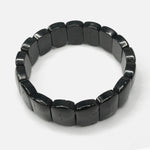 Load image into Gallery viewer, Black Tourmaline Bracelet: Protection - Oval Beads
