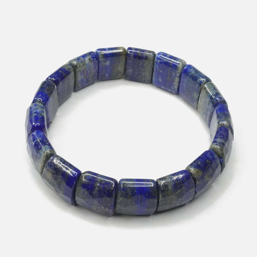 Lapis Lazuli Bracelet: Wisdom - Square Beads