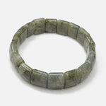 Load image into Gallery viewer, Labradorite Bracelet: Square Beads
