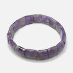 Load image into Gallery viewer, Amethyst Bracelet: Peace and Calm - Square Beads
