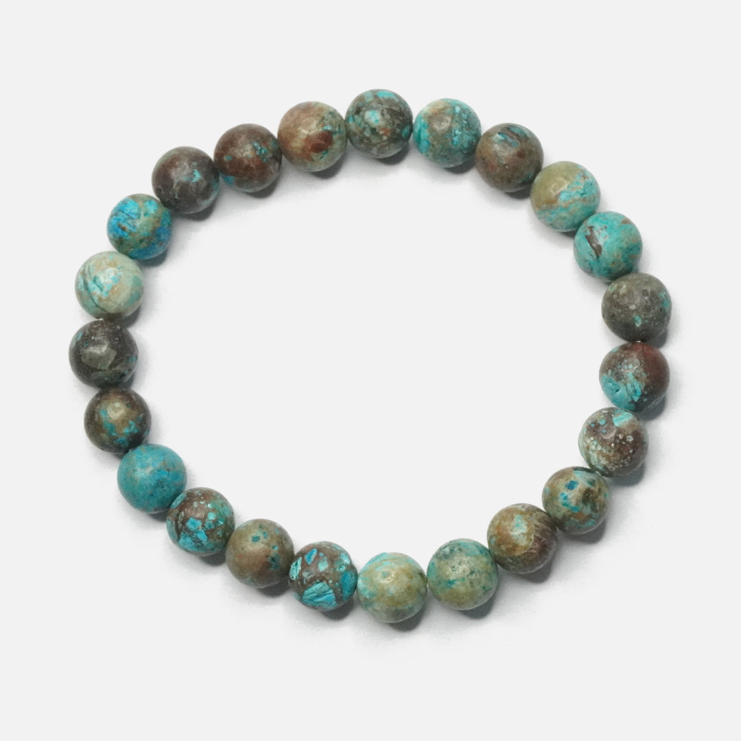 Chrysocola Bracelet: Induces Stability
