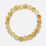 Load image into Gallery viewer, Citrine Bracelet: Abundance - Round Cut Beads 8mm
