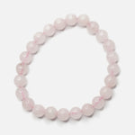 Load image into Gallery viewer, Rose Quartz Bracelet: Self Love - Round Beads 8mm
