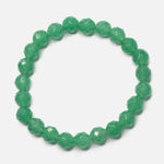 Load image into Gallery viewer, Green Aventurine Bracelet: Good Health - Round Cut Beads 8mm
