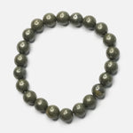 Load image into Gallery viewer, Pyrite Bracelet: Manifest Abundance - Round Beads 8mm
