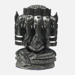 Load image into Gallery viewer, Karungali Ganesha Idol - Panchamukhi Mahaganapathi: Divine Protection &amp; Prosperity (Large)
