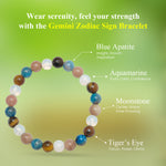 Load image into Gallery viewer, Gemini Zodiac Sign Bracelet
