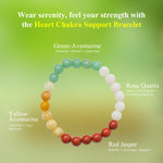 Load image into Gallery viewer, Heart Chakra Support Bracelet
