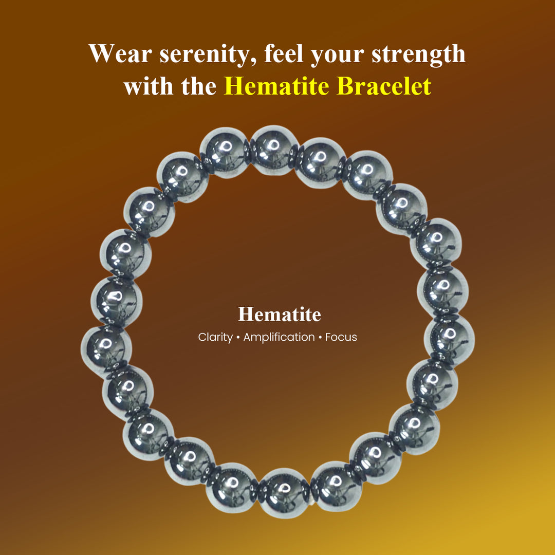 Hematite Bracelet: Enhances Memory