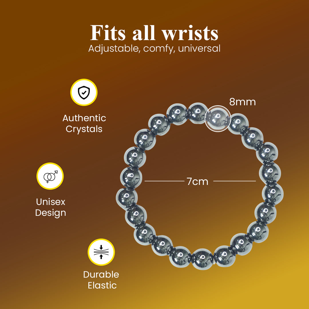 Hematite Bracelet: Enhances Memory