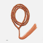 Load image into Gallery viewer, Red Aventurine Japamala: Stable and Grounded - Round Plain Beads 8mm
