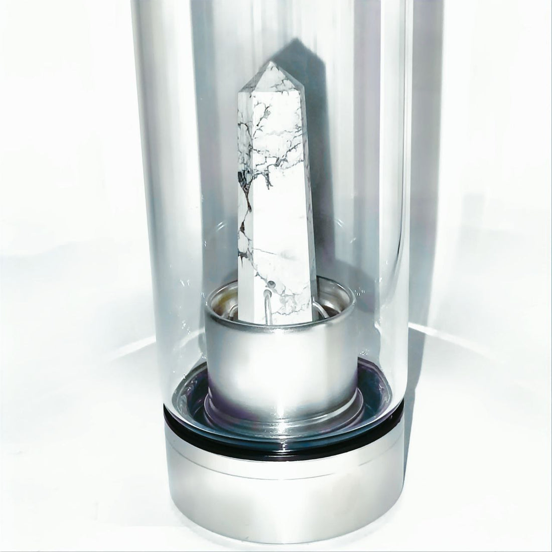 Howlite Crystal Bottle
