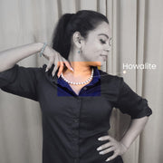 Howlite Crystal Necklace: Office Wear for Peace & Calmness