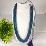 Load image into Gallery viewer, Blue Apatite Necklace: 2 layer