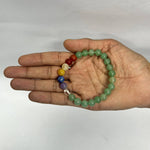 Load image into Gallery viewer, Green Aventurine 7 Chakra Healing Bracelet for Energy Balance