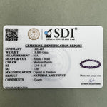 Load image into Gallery viewer, Amethyst Bracelet: Peace and Calm - Round Beads 8mm