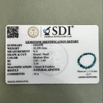 Load image into Gallery viewer, Blue Apatite Bracelet: Removes Loneliness