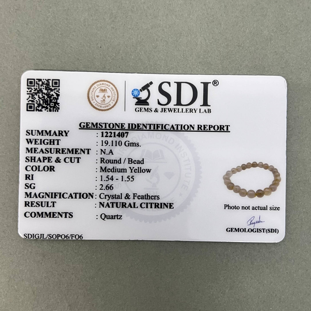 Citrine Bracelet: Abundance