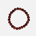 Load image into Gallery viewer, Red Agate Hakik Bracelet: Round Beads 8mm