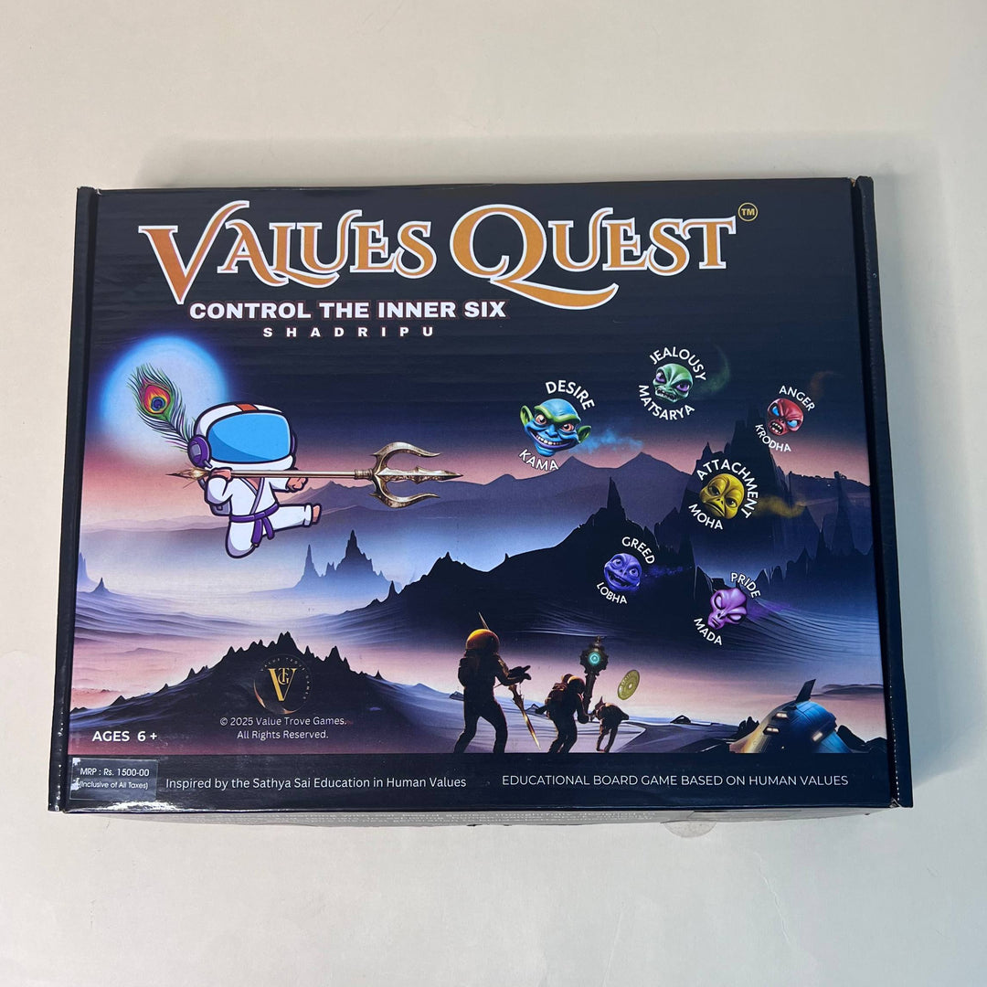 Values Quest Educational Board Game for Kids | Teach Human Values & Emotional Intelligence | Fun Family Game | Ages 6+ Gift