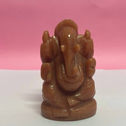 Red Jade Lord Ganesha – Root Chakra Strength & Protection 201-250 gms