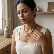 Red Agate Tree of Life Pendant: Grounding & Growth